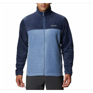 Columbia Men Large Steens Mountain Full Zip 2.0 Fleece Jacket Blue